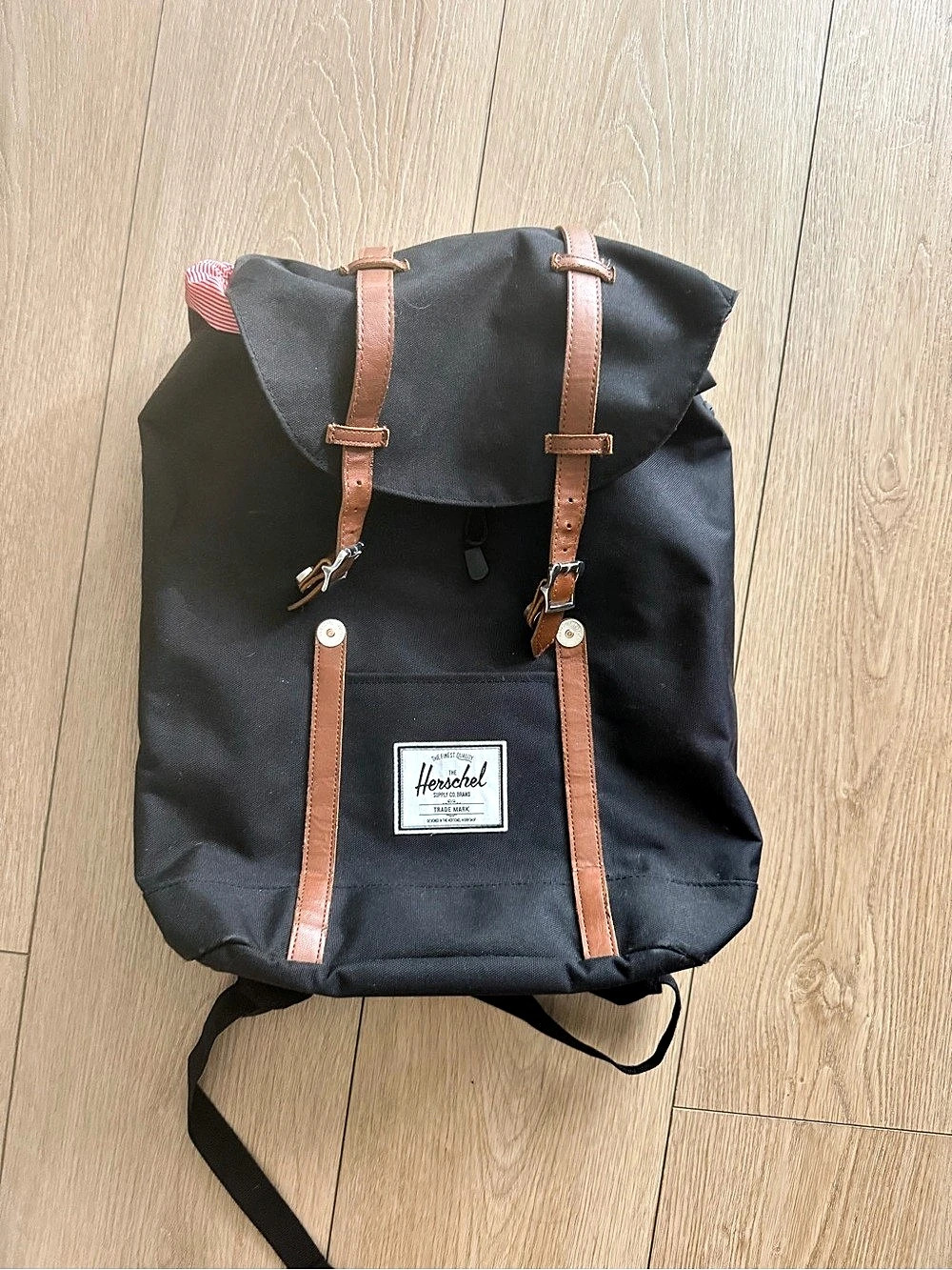 Herschel Black & Brown Retreat Backpack
